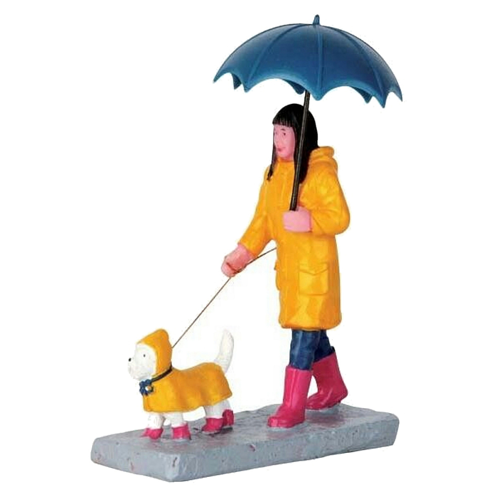 Lemax - Walking In The Rain - - Polyresin - 0728162624482