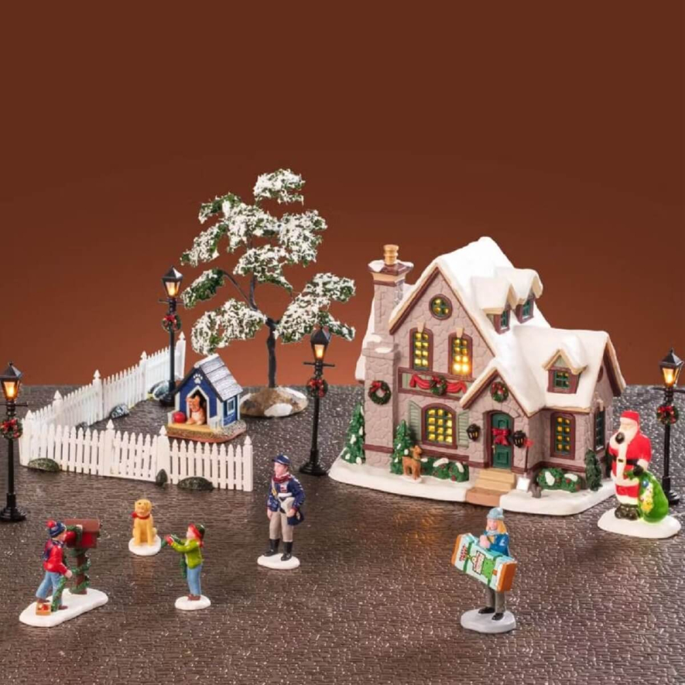 Lemax - White Christmas Set - Nu Voorverkoop - - Porselein - 0728162566713