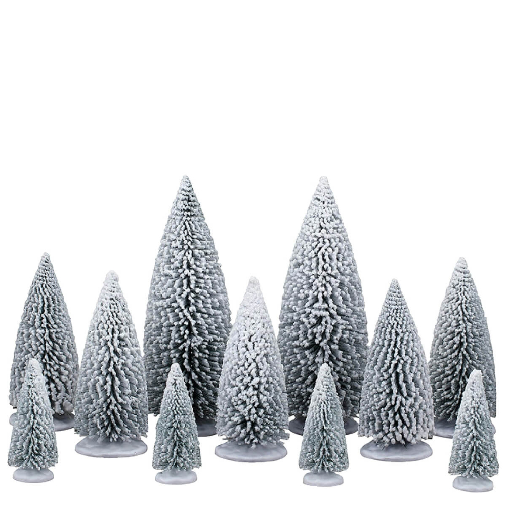 Lemax - White Pine Trees - Set van 11