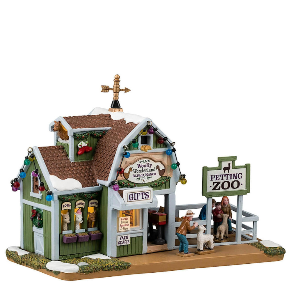Lemax - Woolly Wonderland Alpaca Ranch - Nu Voorverkoop - - Resin - 0728162452399