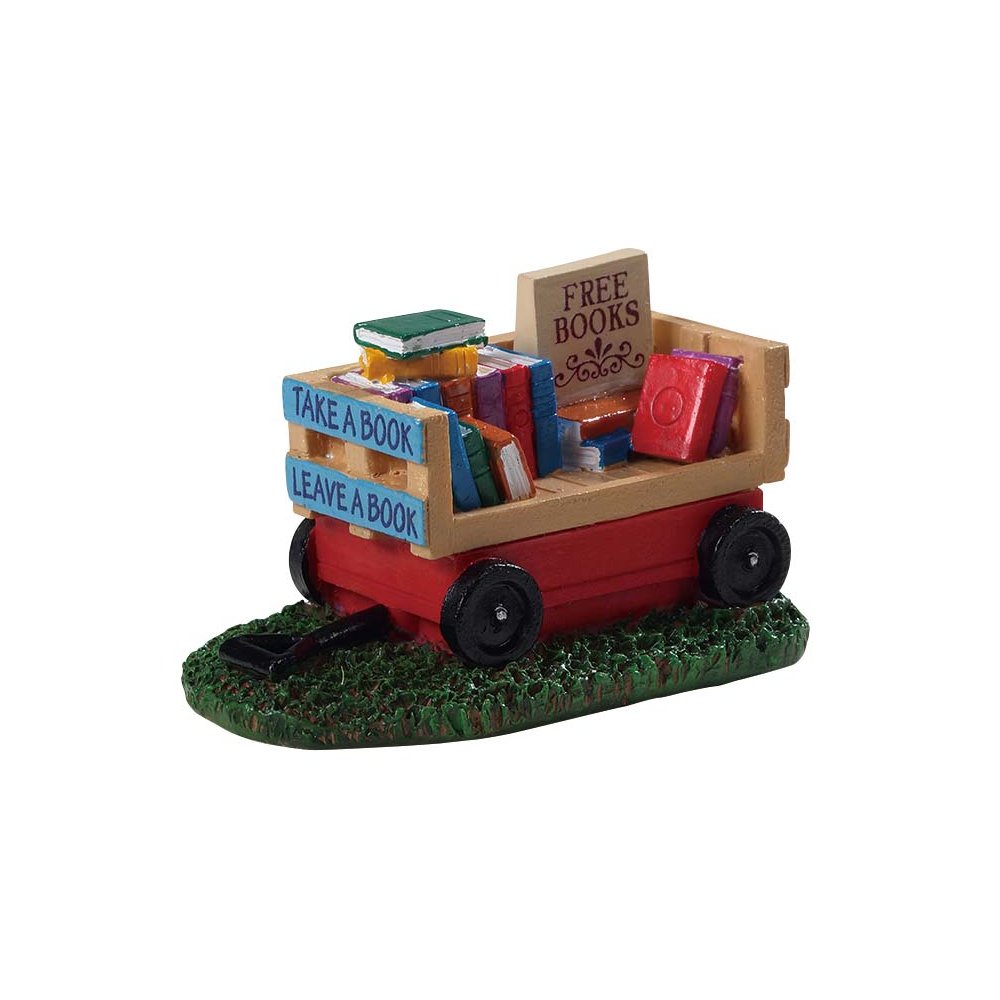 Lemax - Book Wagon - - Polyresin - 0728162945341