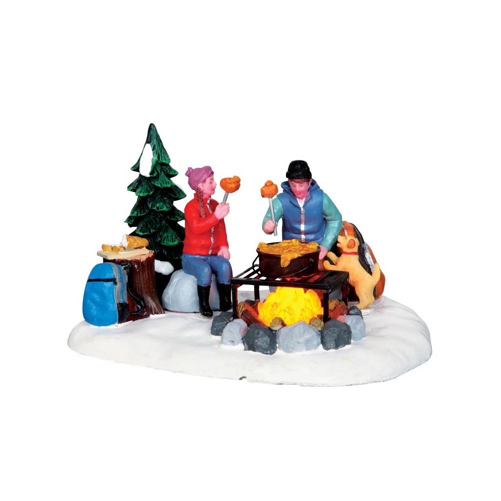 Lemax - Campfire Fondue - - Polyresin - 0728162346254