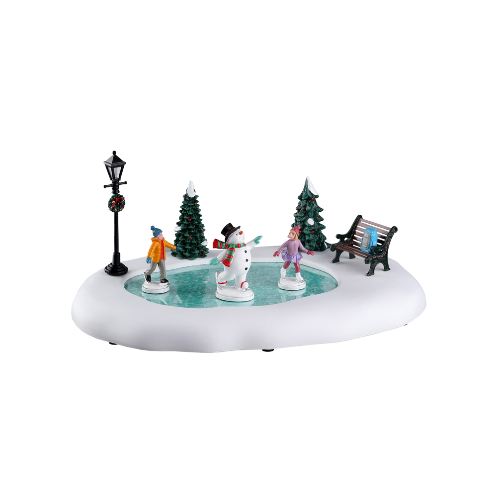 Lemax - Frosty Goes Ice Skating - Nu Voorverkoop - - Kunststof - 0728162249517