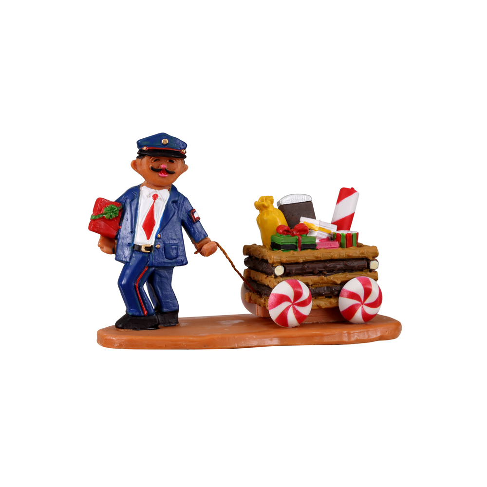 Lemax - Gingerman Post - - Polyresin - 0728162120588