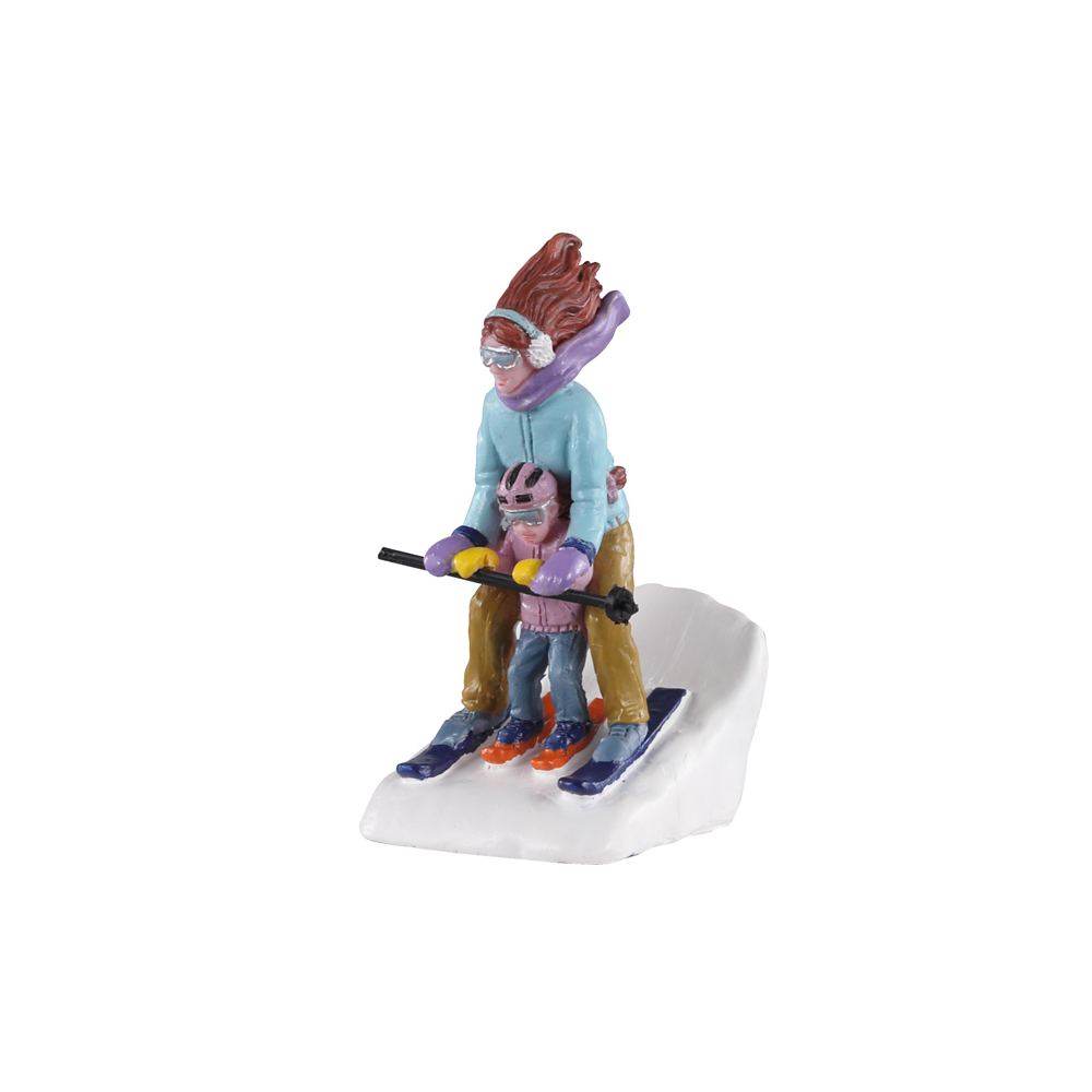 Lemax - Mommy & Me Ski - - Polyresin - 0728162029386