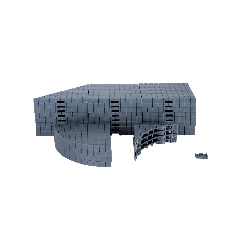 Lemax - Plaza System - Grey - Variety - Set van 32 - - Kunststof - 0728162640994