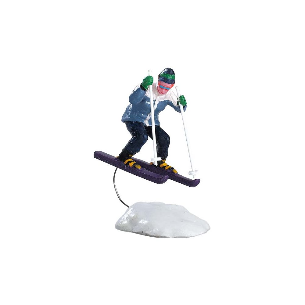 Lemax - Skiing Girl - - Polyresin - 0728162327710