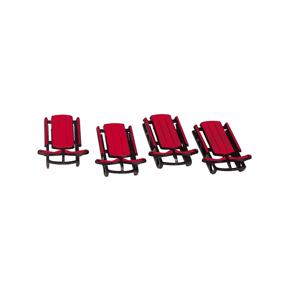 Lemax - Sled - Set van 4 - - Kunststof - 0728162349484