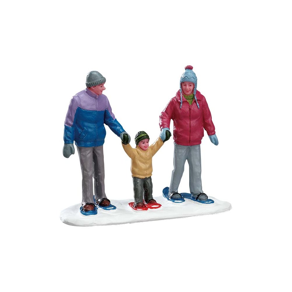 Lemax - Snowshoe Family - - Polyresin - 0728162523365