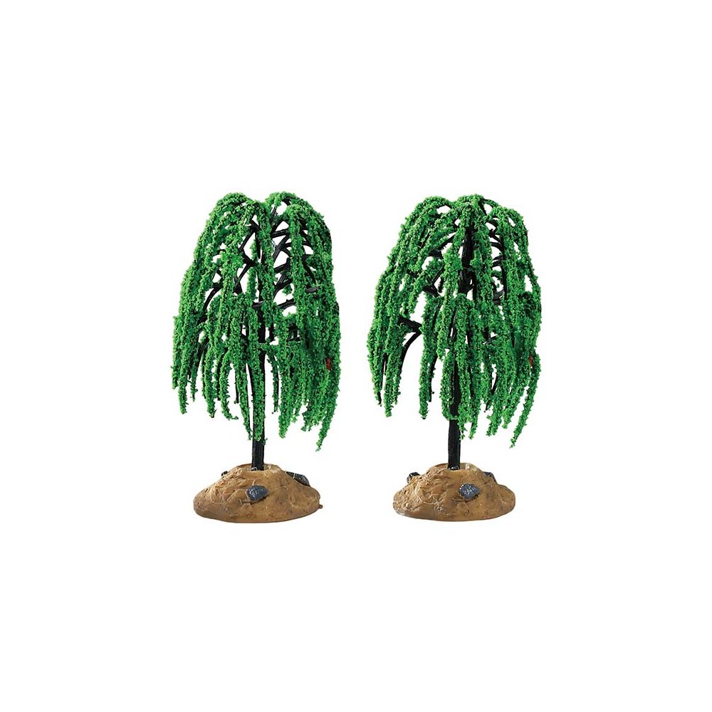 Lemax - Spring Willow Tree - Set van 2 -   - Kunststof -  0728162945488