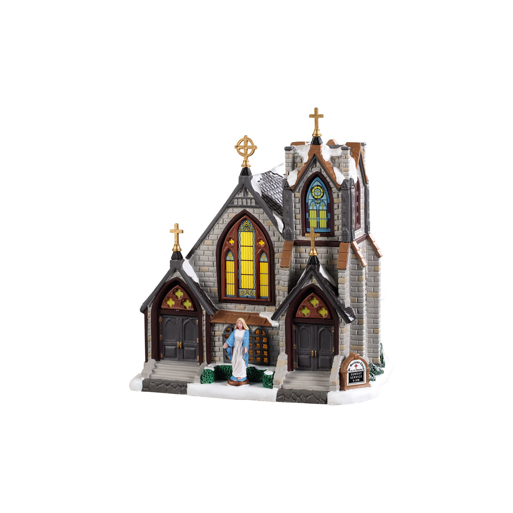 Lemax - St. Matthew's Church -   - Porselein -  0728162955067