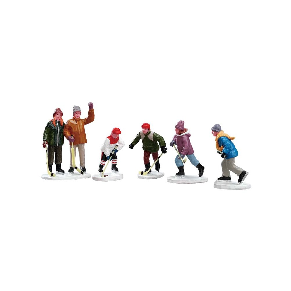 Lemax - The Home Team - Set van 5  -   - Polyresin -  0728162422408