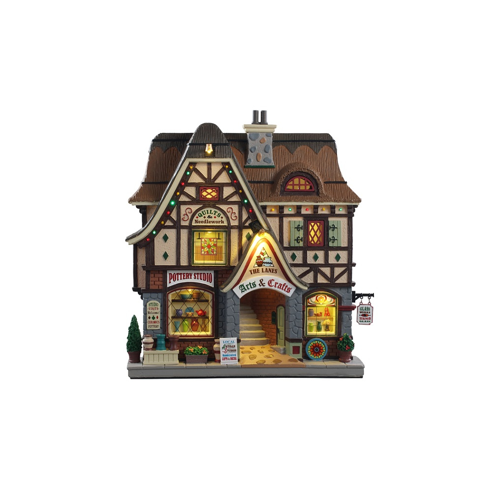 Lemax - The Lanes - Arts and Crafts - - Polyresin - 0728162954725