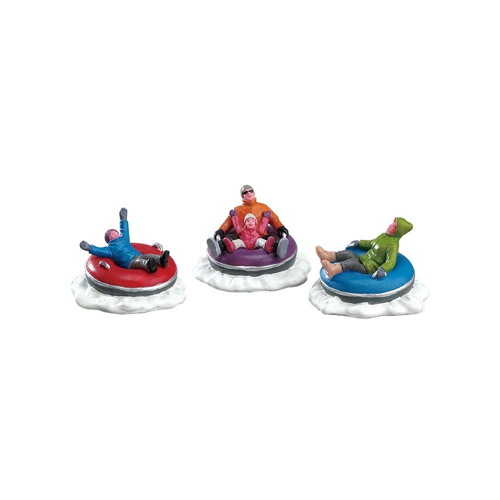 Lemax - Tubing Family - Set van 3 - - Polyresin - 0728162733054