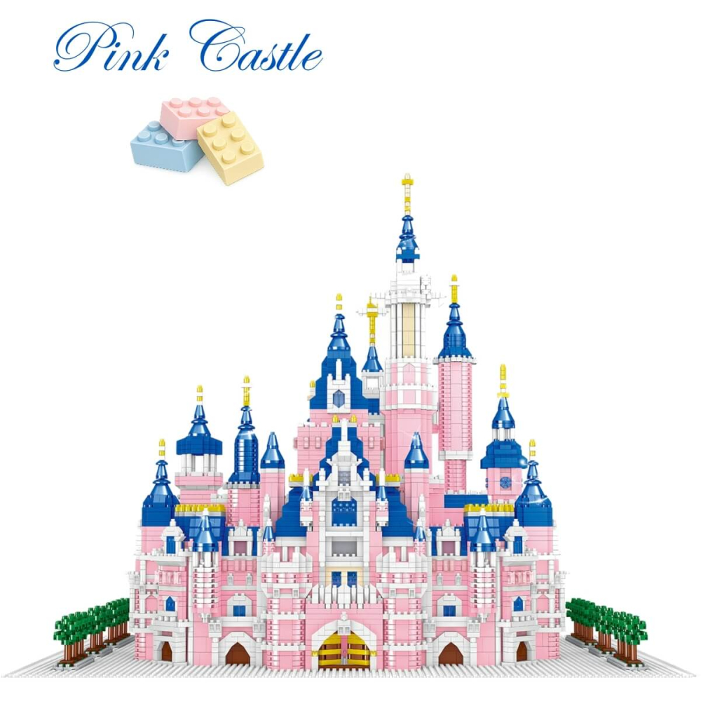Lezi - Pink Castle - Mini Blocks