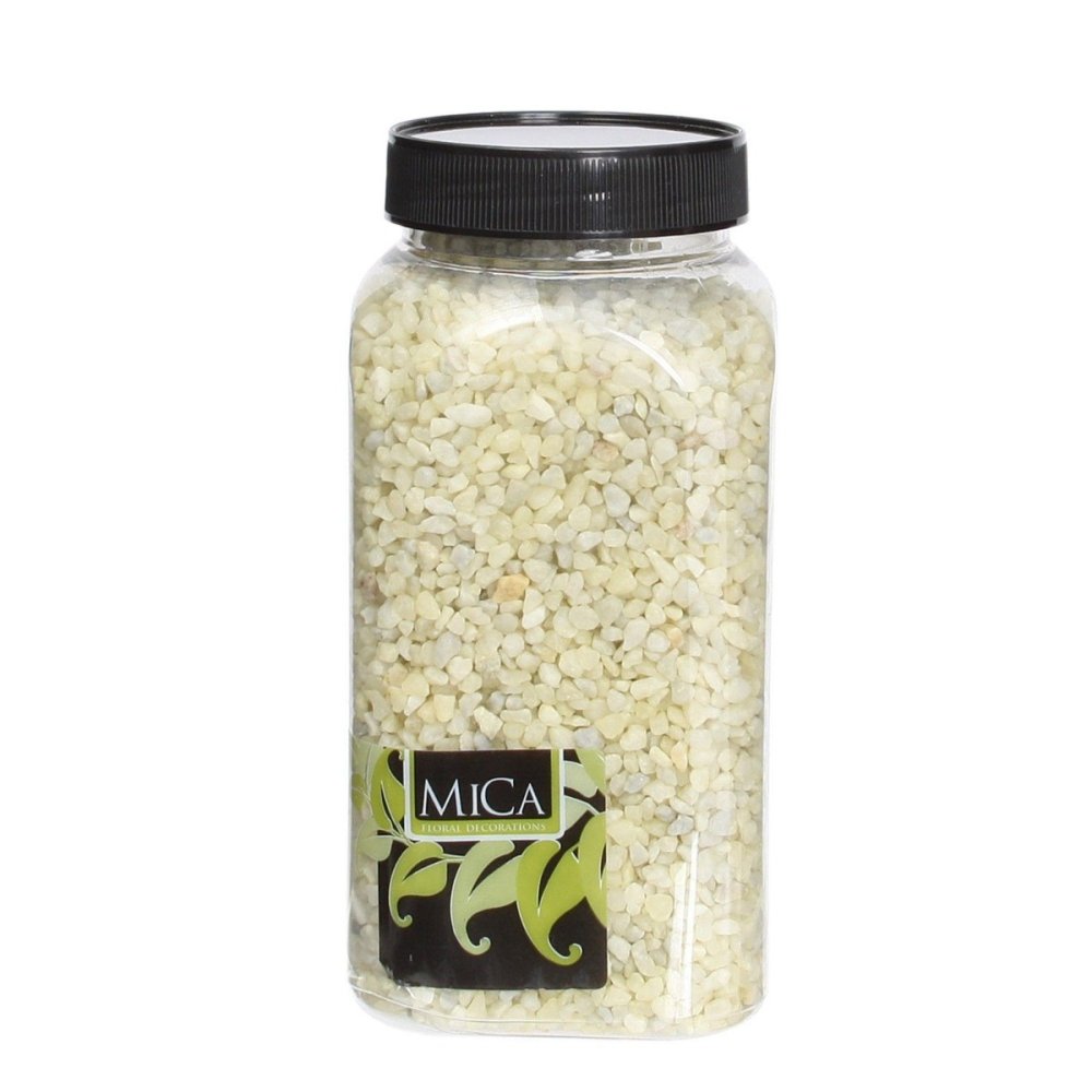 Lichtgeel Decoratie Granulaat 650ml - Mica Decorations - - Steen - 8711473554076