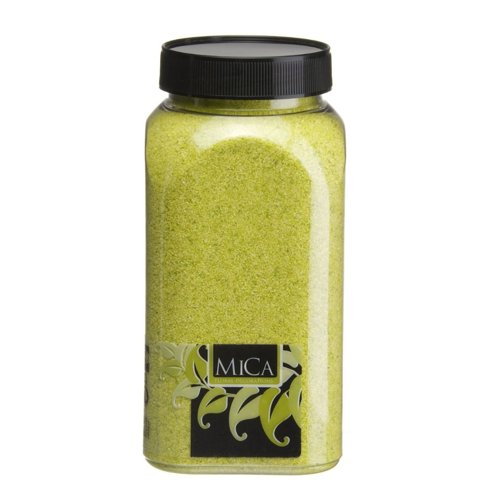 Lichtgroen Decoratie Zand 650ml - Mica Decorations - - Zand - 8711473463392