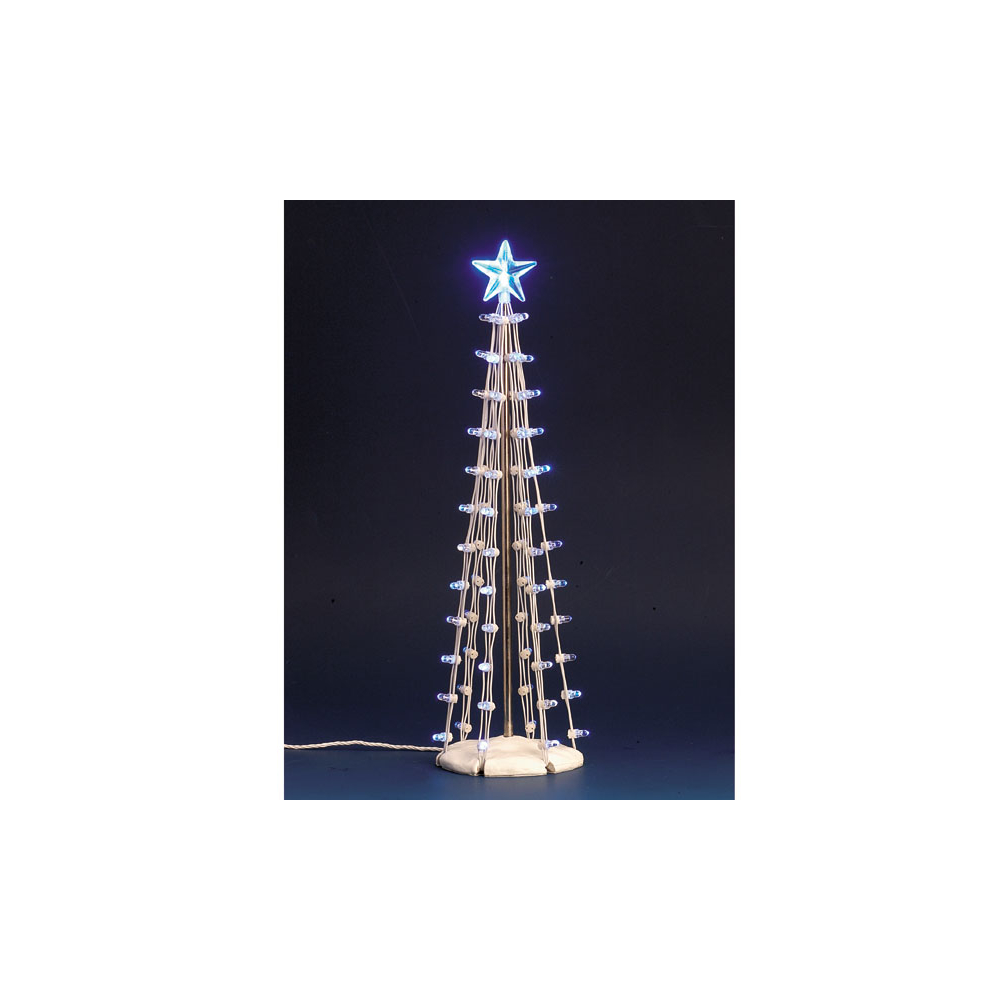 Lemax - Lighted Silhouette Tree Blue - Large - - Electronic Component - 0728162746573