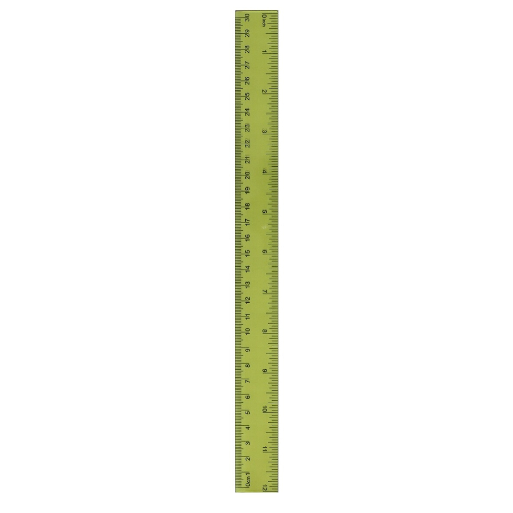 Liniaal 30 cm - Geel