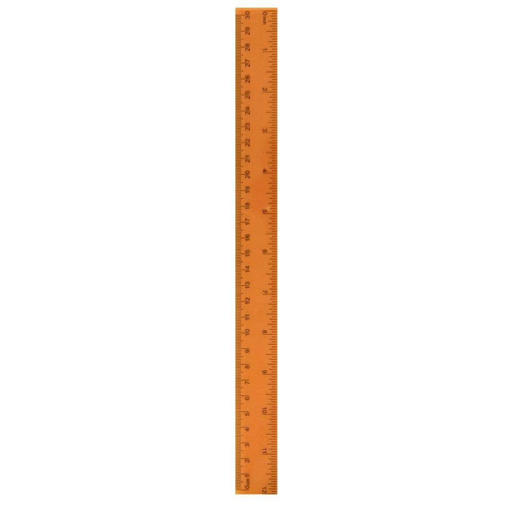 Liniaal 30 cm - Oranje
