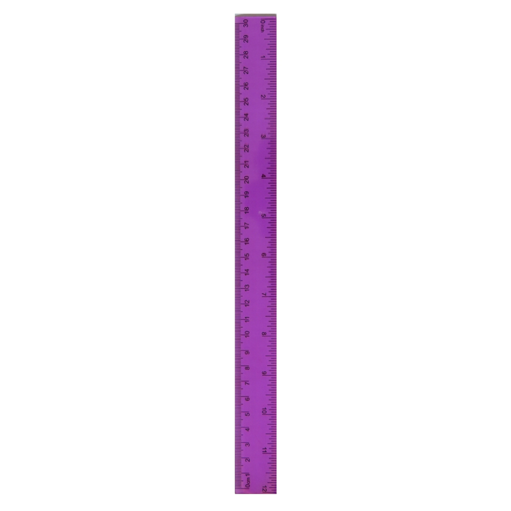 Liniaal 30 cm - Paars