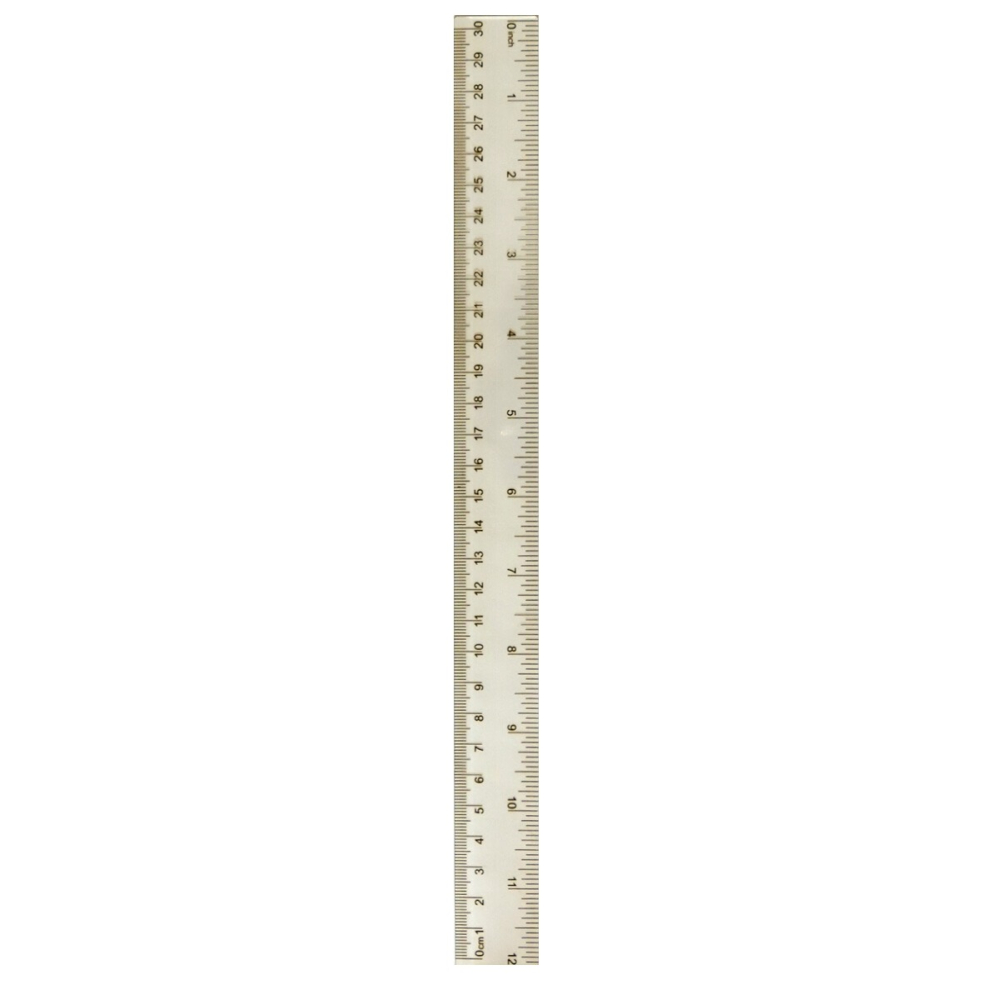 Liniaal 30 cm - Transparant