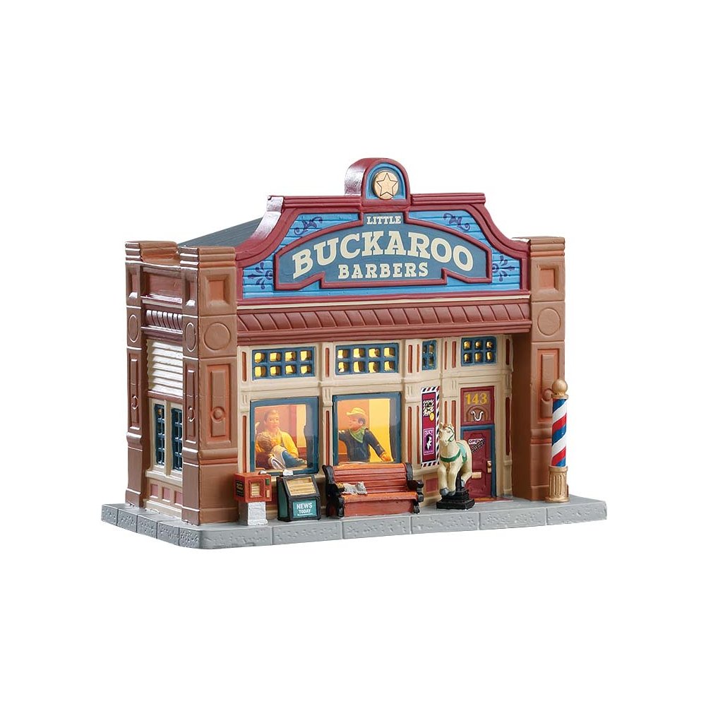 Lemax - Little Buckaroo Barbershop - - Porselein - 0728162752536
