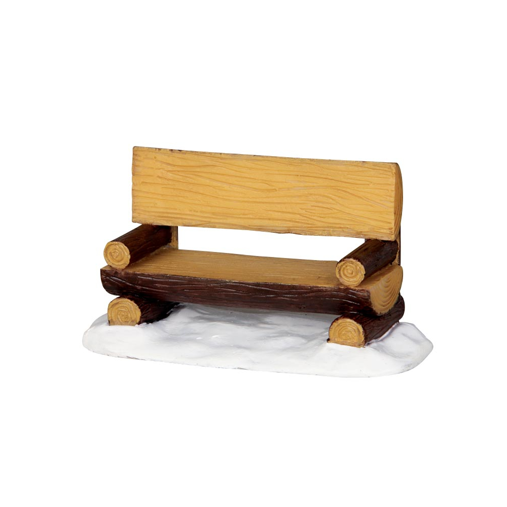 Lemax - Log Bench - Nu Voorverkoop - - Polyresin - 0728162346179