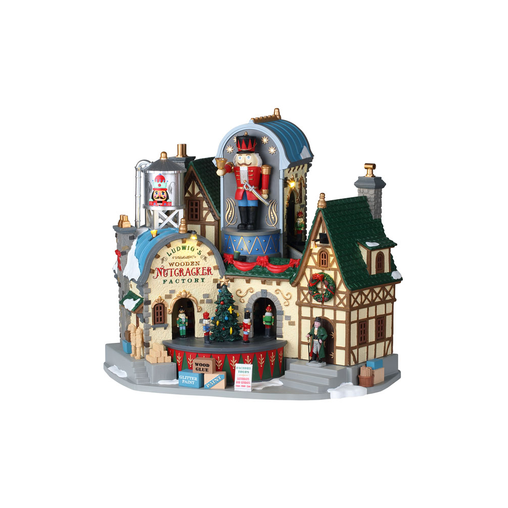 Lemax - Ludwig's Wooden Nutcracker Factory - Nu Voorverkoop - - Polyresin - 0728162954633