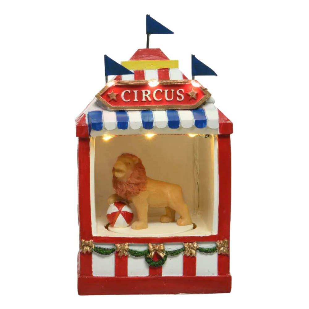 Lumineo - Circusstal Leeuw - - Polyresin -