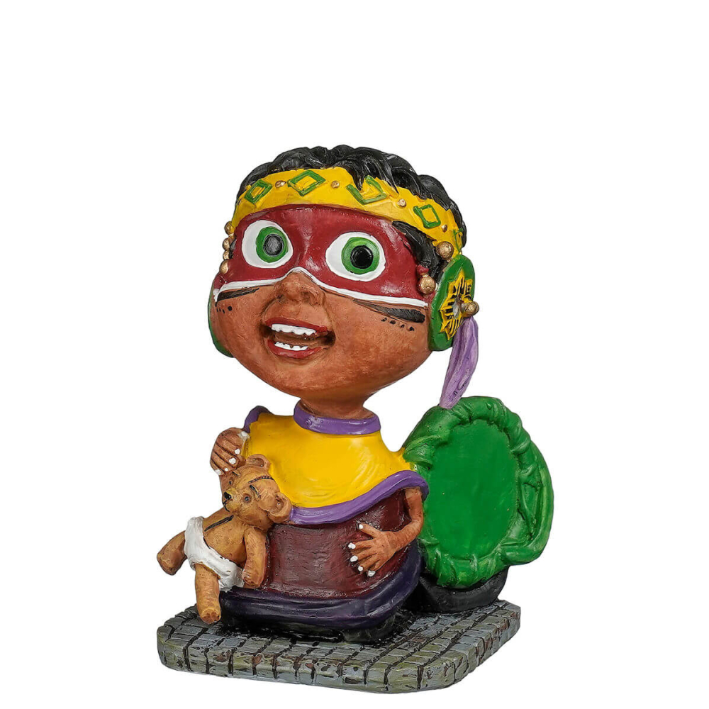 Luville - Carnaval Indian Car with Teddybear - Nu Voorverkoop - - Polyresin - 8720983273209