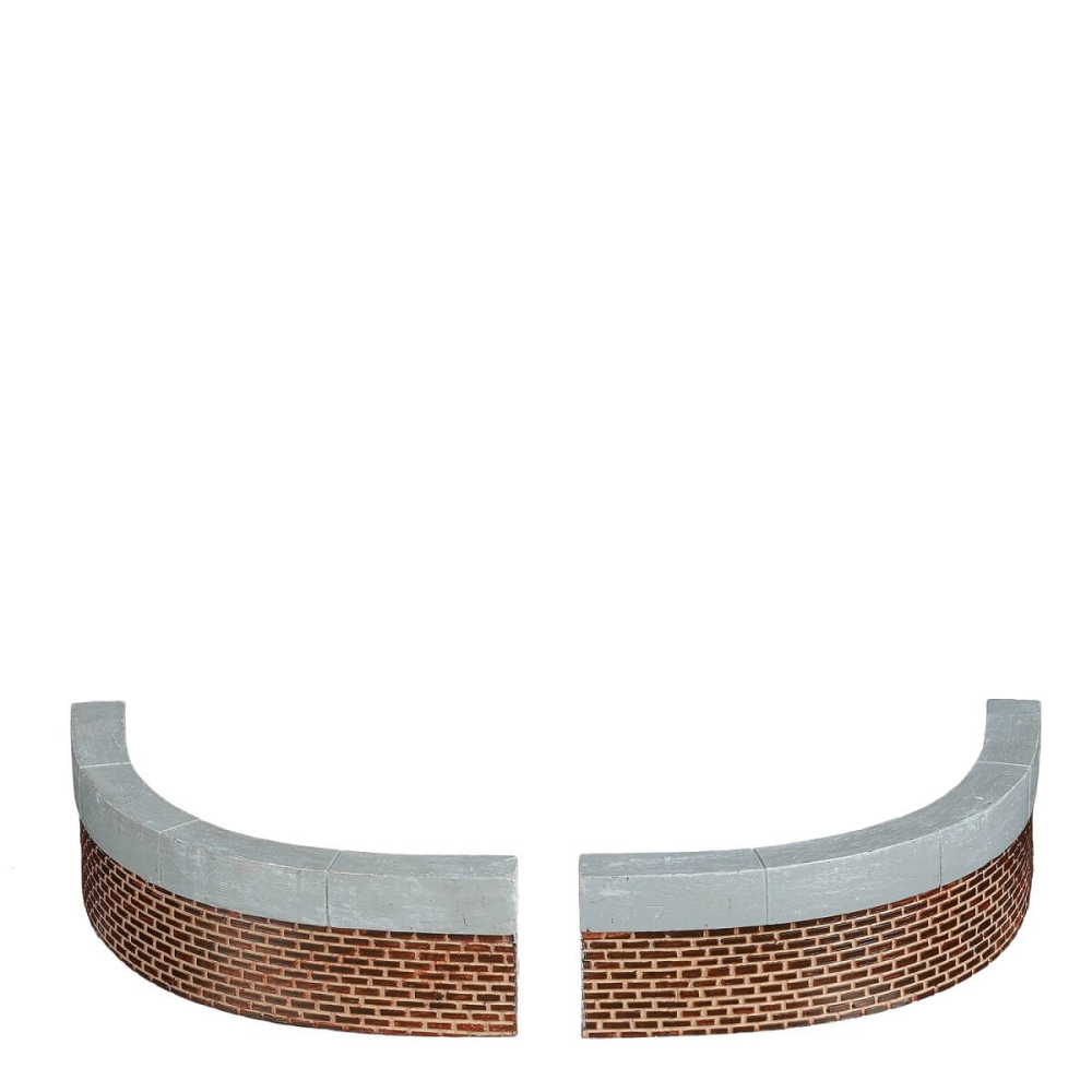 Luville - Curved Wall Small - Set van 2 - Nu Voorverkoop - - Polyresin - 8720983273506