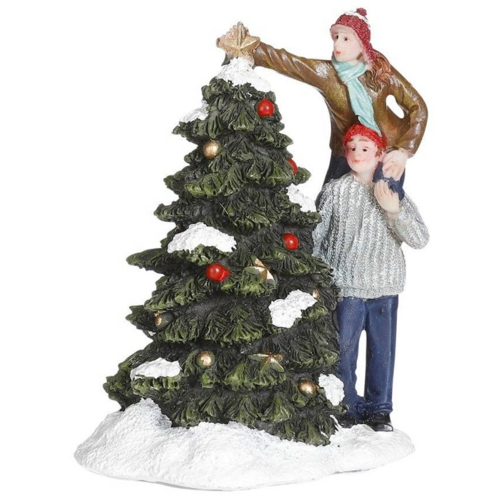 Luville - Dave & Britt Decorating the Tree - - Polyresin - 8720362106449