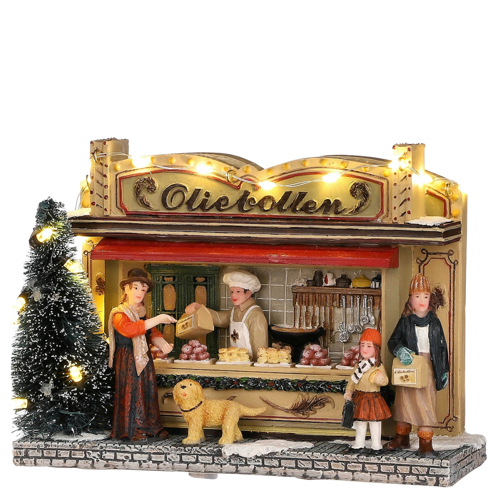 Luville - Dutch Delicacy - Oliebollenkraam - Nu Voorverkoop - - Polyresin - 8718861977547