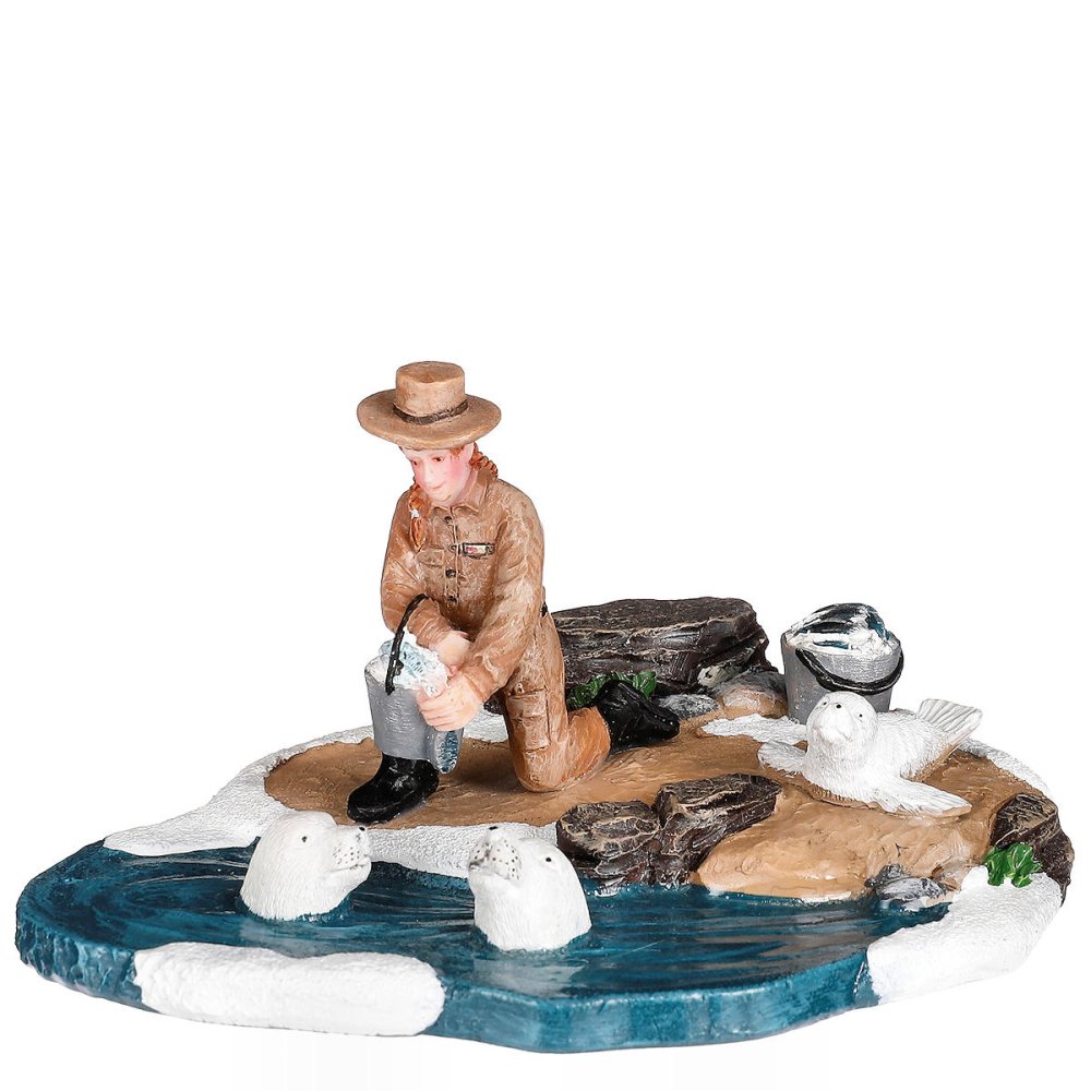Luville - Feeding Time Seals - - Polyresin -