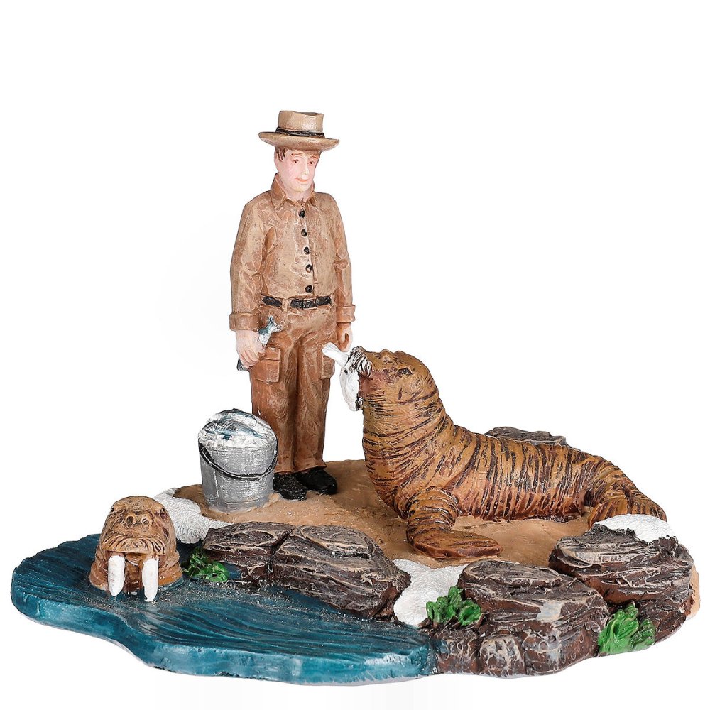 Luville - Feeding Time Walruses - - Polyresin -