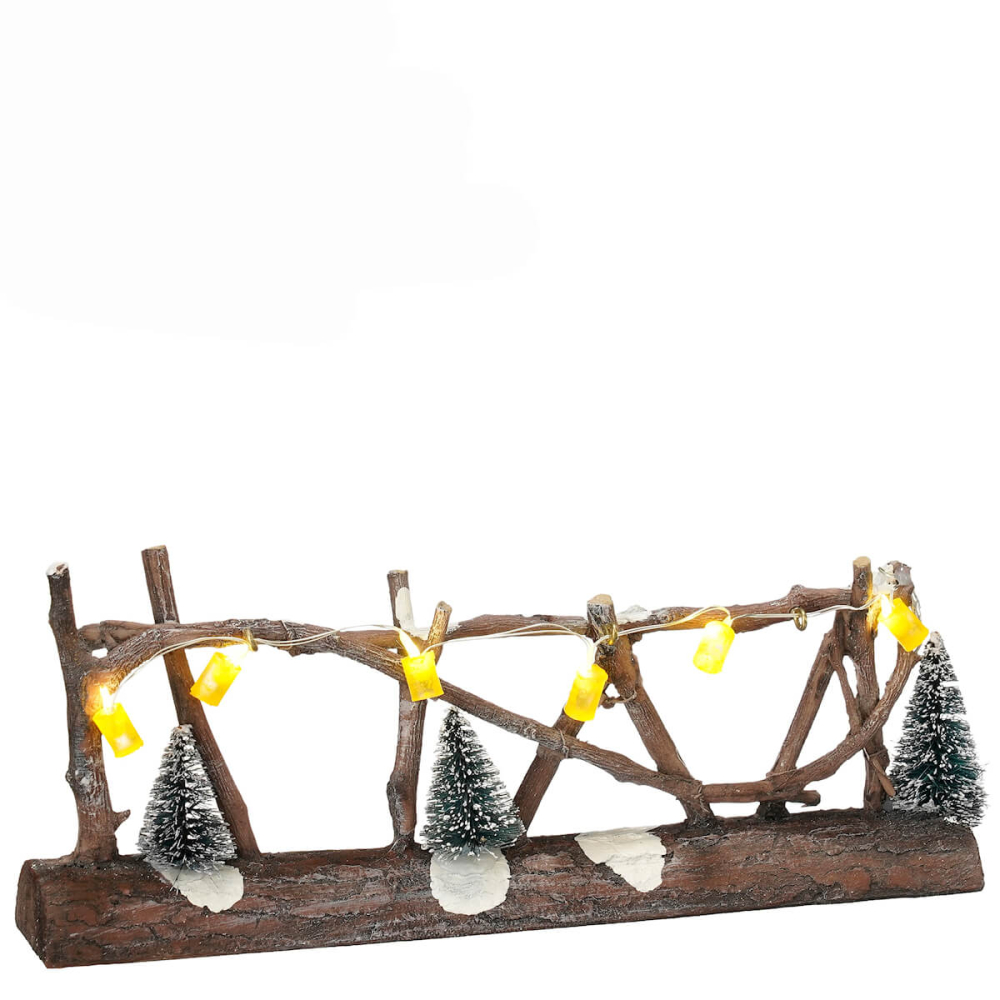Luville - Fence Lighted with Trees - 7.5 cm