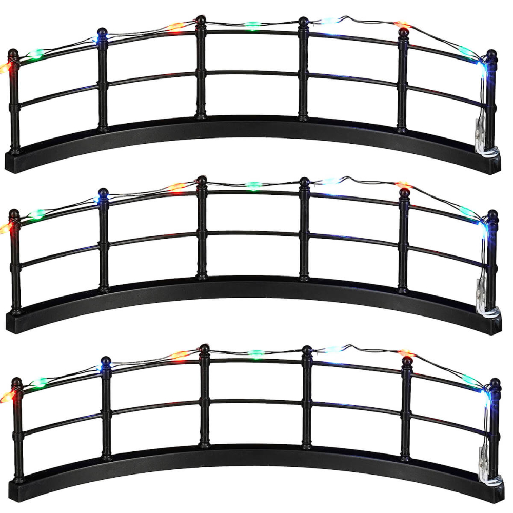 Luville - Fence Multicolour Round - Top Lighting - Set van 3