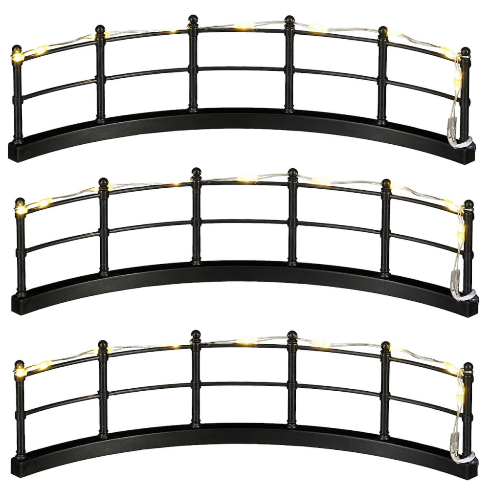 Luville - Fence Warm White Round - Top Lighting - Set van 3