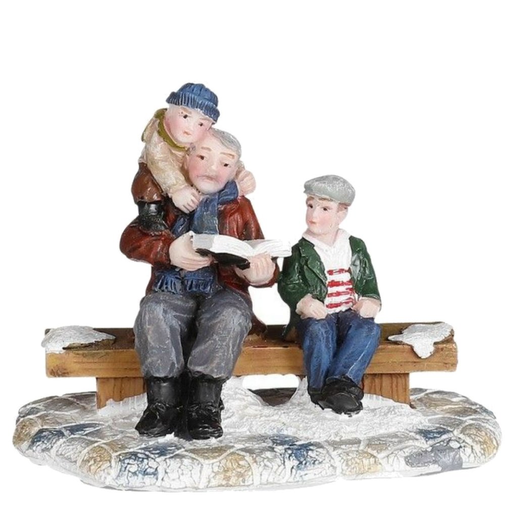 Luville - Grandpa Telling a Story - - Polyresin - 8720362106432