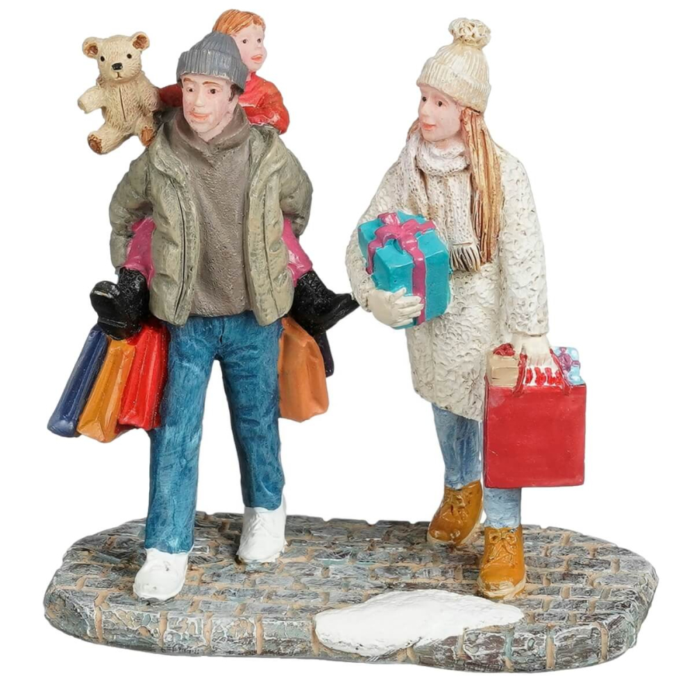 Luville - Market Visitors Family - Nu Voorverkoop - - Polyresin - 8720983273070