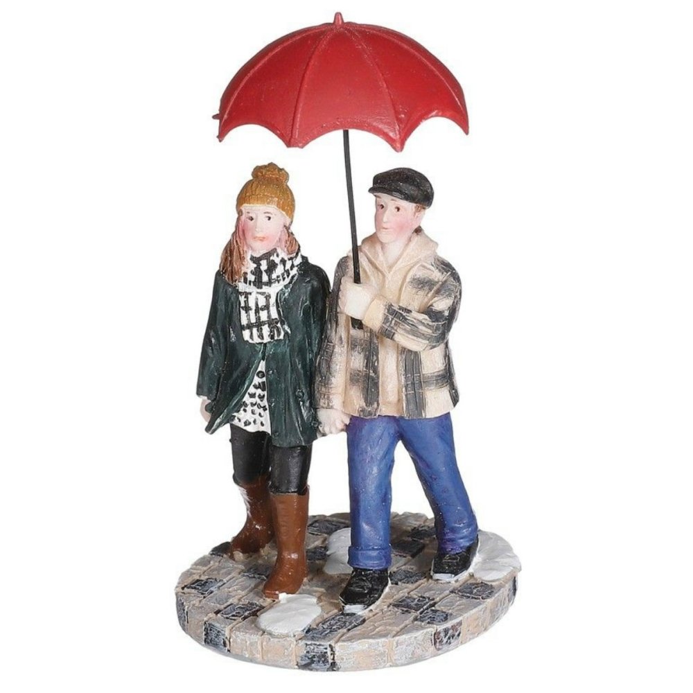 Luville - Walking in the Rain -   - Polyresin -