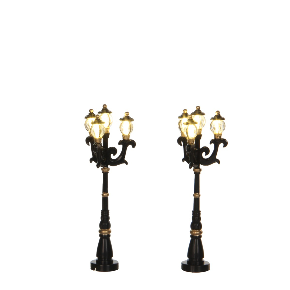 Luville - Latern -Set of 2 -   - Kunststof -  8712799923003