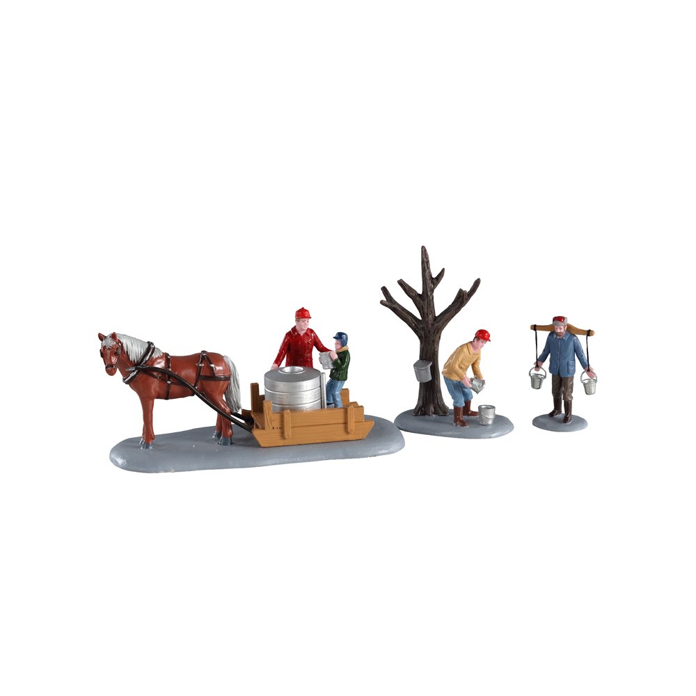 Lemax - Maple Syrup Season - Set van 3 - - Polyresin - 0728162035233