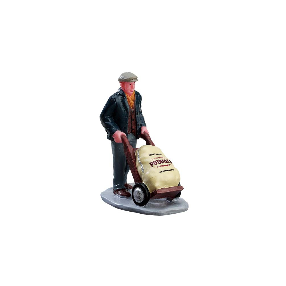 Lemax - Market Worker - - Polyresin - 0728162321183