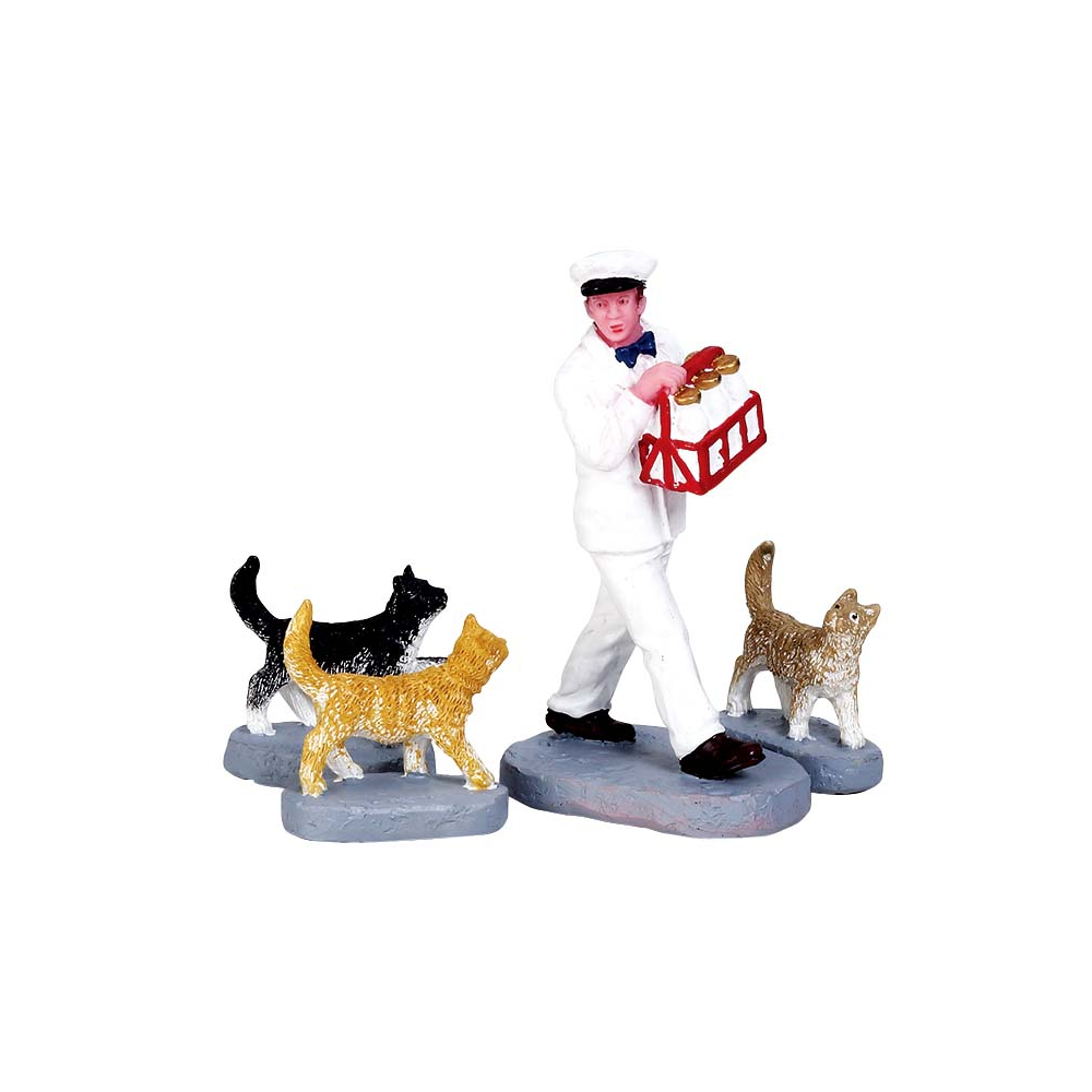 Lemax - Merry Milkman - Set van 4 - - Polyresin - 0728162725110