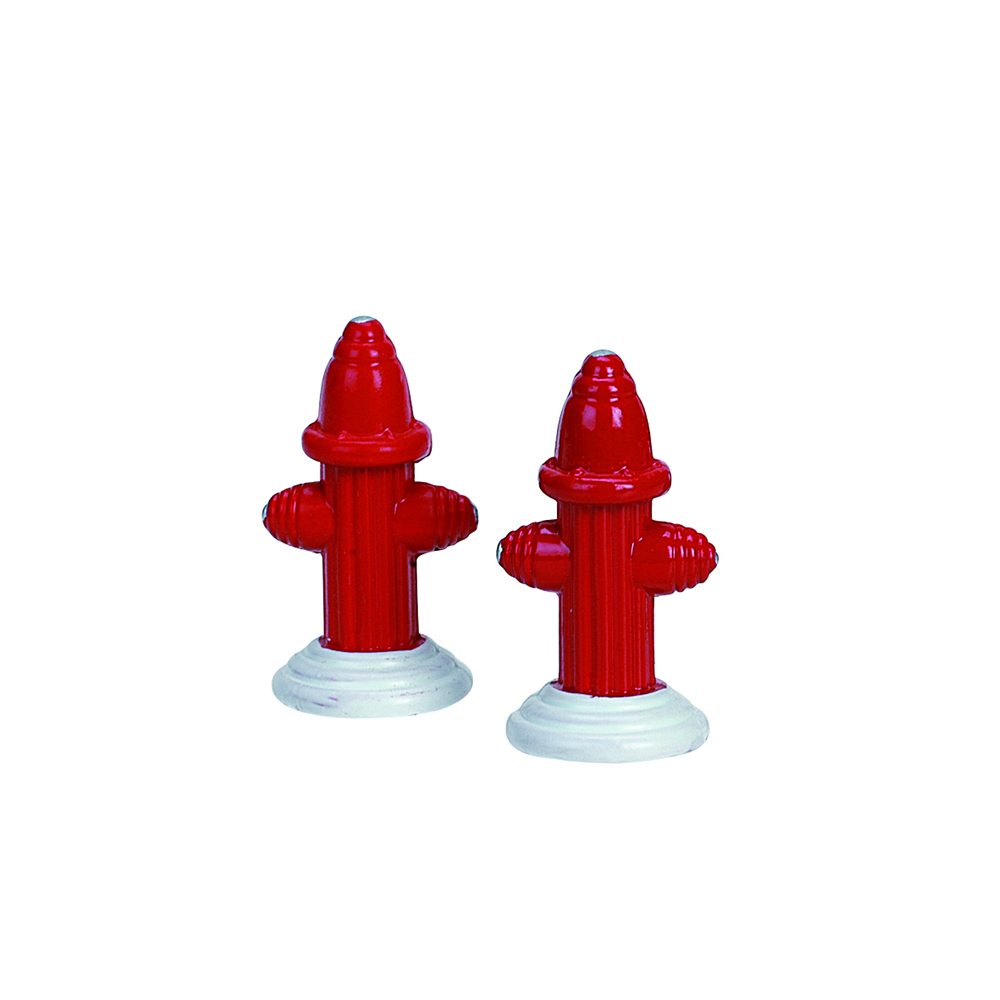 Lemax - Metal Fire Hydrant - Set van 2 - - Metaal - 0728162249869