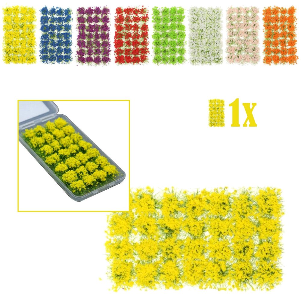 Mini Veldbloemen Geel - 28 Plukjes in Opbergbox - - -
