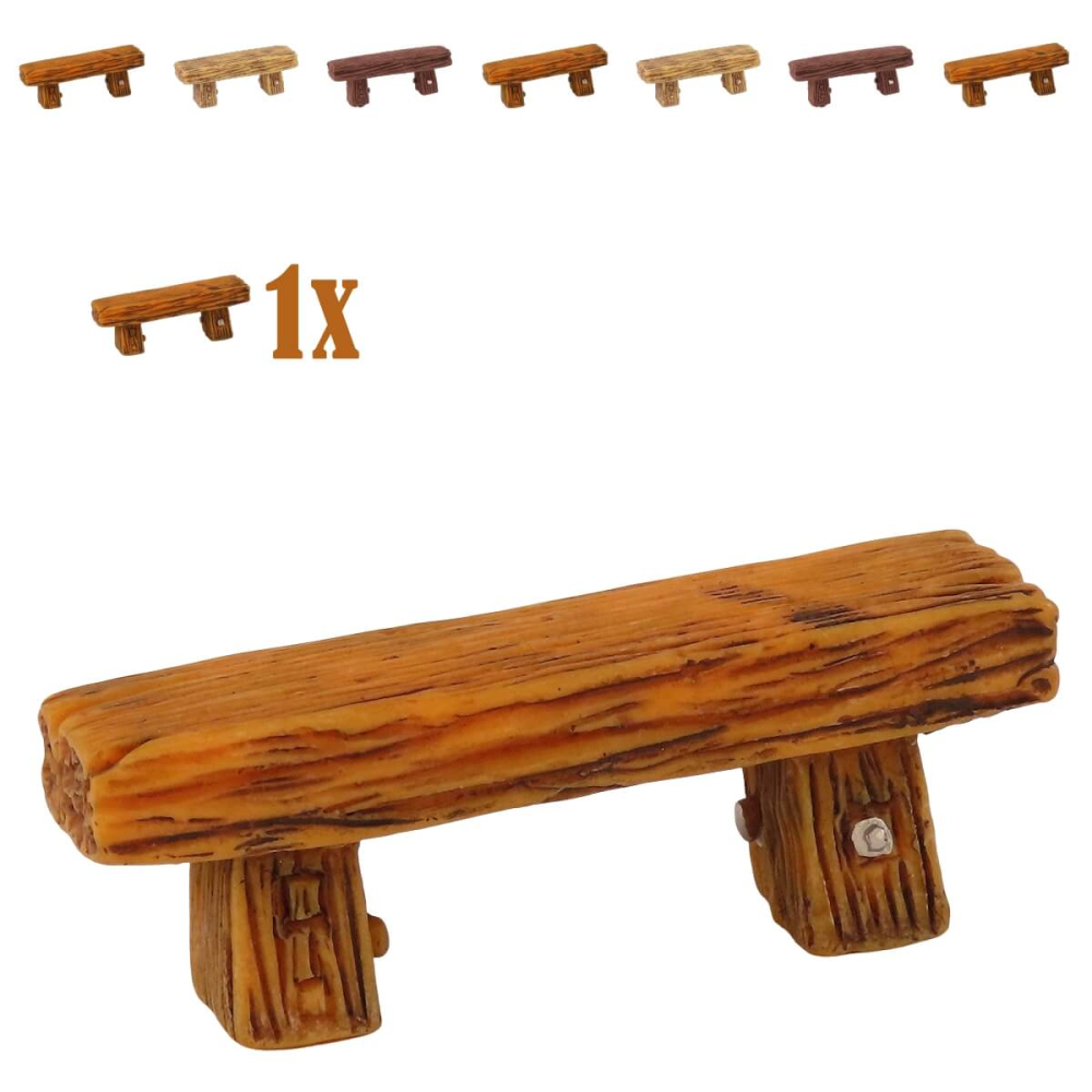 Miniatuur Bankje - Bruin