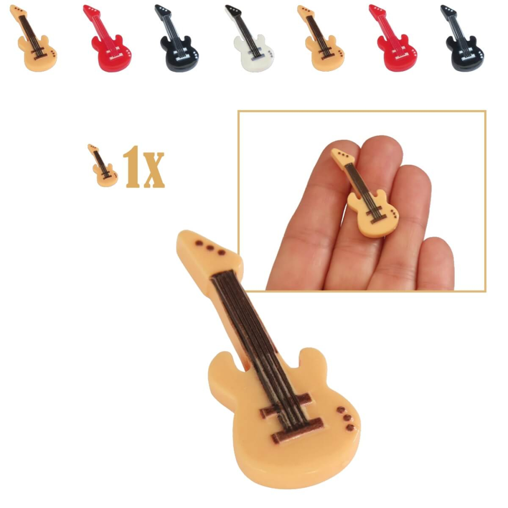 Miniatuur Gitaar - Beige